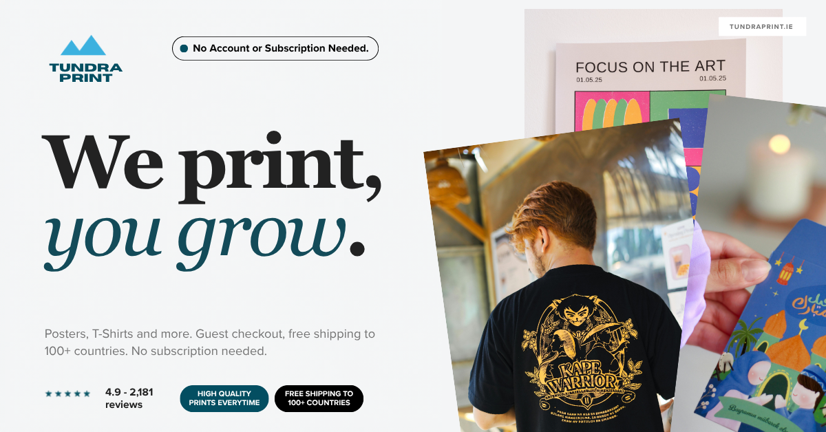Tundra Print - Print On Demand, No Account Needed